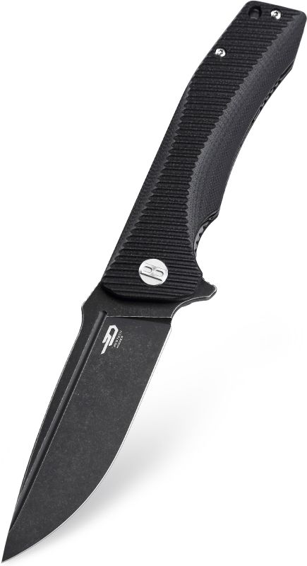 BESTECH Zatvárací nôž MAKO LinerLock Black titanized SW - black (BG27B)