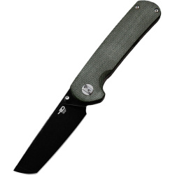 BESTECH Zatvárací nôž SLEDGEHAMME R LinerLock Black SW - green (BG31B-2)