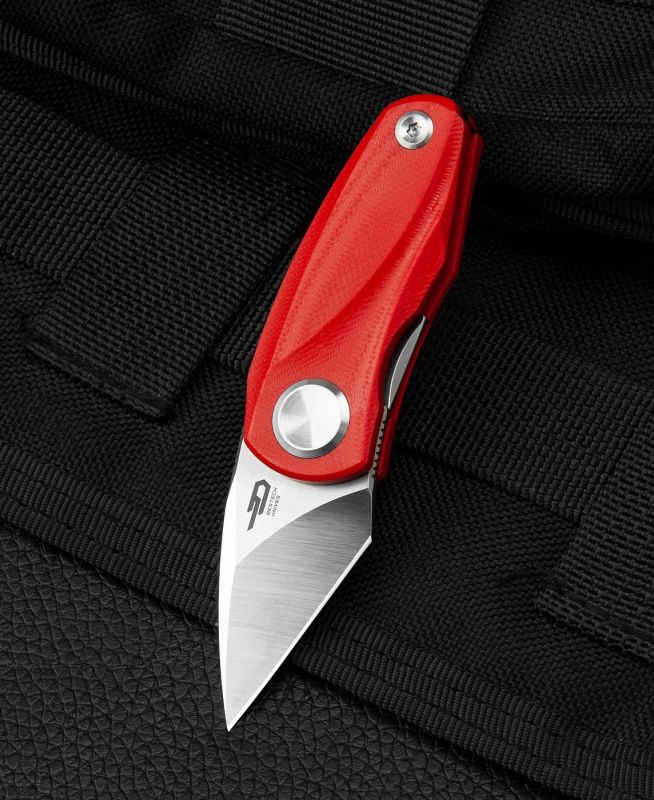 BESTECH Zatvárací nôž TULIP LinerLock  - red (BG38B)