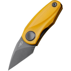 BESTECH Zatvárací nôž TULIP LinerLock Grey titanized - yellow (BG38F)