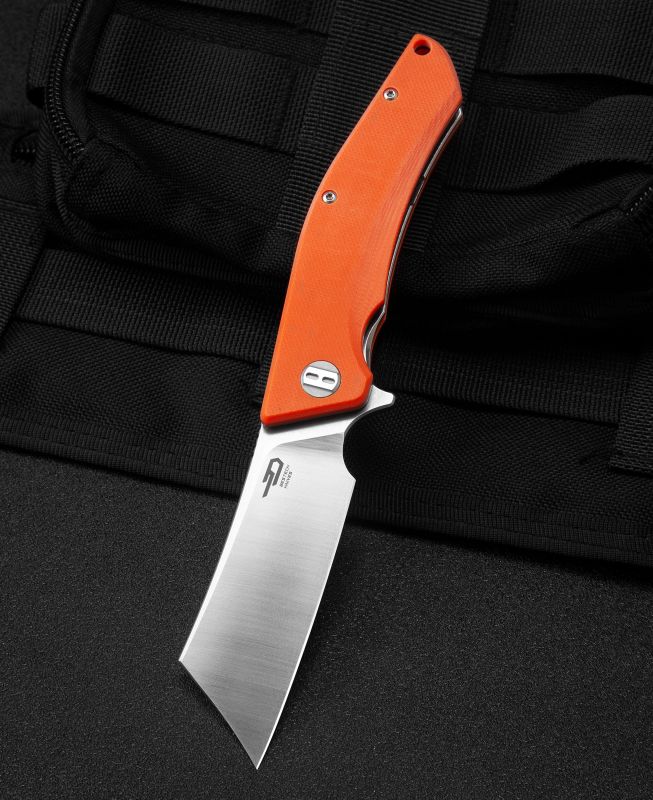 BESTECH Zatvárací nôž CUBIS LinerLock  - orange (BG42D)