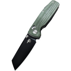 BESTECH Zatvárací nôž SLASHER BarLock Black SW - green (BG43B-2)