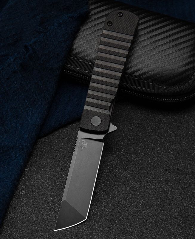 BESTECH Zatvárací nôž TITAN LinerLock Black SW - black (BG49A-5)