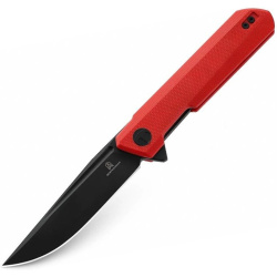 BESTECH Zatvárací nôž DUNDEE LinerLock Black - red (BMK01L)