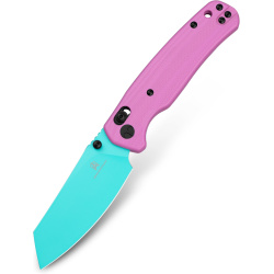 BESTECH Zatvárací nôž CICADA'S WING BarLock Blue - pink (BMK06E)