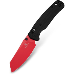 BESTECH Zatvárací nôž CICADA'S WING BarLock Red - black (BMK06F)