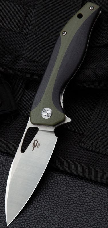 BESTECH Zatvárací nôž KOMODO LinerLock - black / green (BG26A)