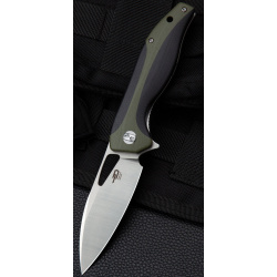 BESTECH Zatvárací nôž KOMODO LinerLock - black / green (BG26A)