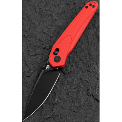 BESTECH Zatvárací nôž MOTHUS BarLock Black SW - red (BG67H)