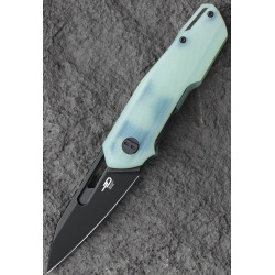 BESTECH Zatvárací nôž TODDLER LinerLock Black SW - transparent (BG64F)