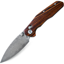 BESTECH Zatvárací nôž RONAN BarLock Damascus - rosewood (BMK02L)