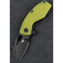 BESTECH Zatvárací nôž LIZARD LinerLock Black SW - lime green (BG39F)