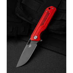 BESTECH Zatvárací nôž CIRCUIT LinerLock Grey PVD - red (BG35C-2)