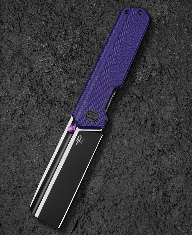 BESTECH Zatvárací nôž TARDIS LinerLock Black PVD - purple (BG54B)