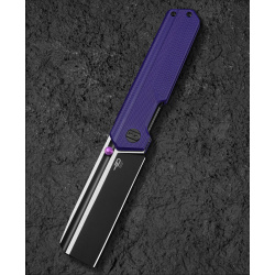 BESTECH Zatvárací nôž TARDIS LinerLock Black PVD - purple (BG54B)