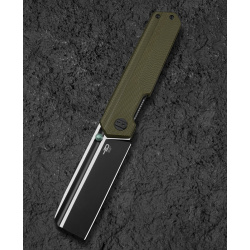 BESTECH Zatvárací nôž TARDIS LinerLock Black PVD - OD green (BG54C)