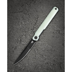 BESTECH Zatvárací nôž DUOZ LinerLock Black PVD - jade (BG65D)