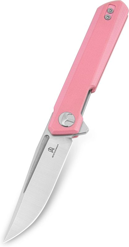 BESTECH Zatvárací nôž MINI DUNDEE LinerLock - pink (BMK03B)
