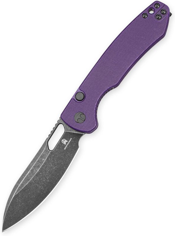 BESTECH Zatvárací nôž FIREBIRD ButtonLinerLock Black PVD - purple (BMK05D)