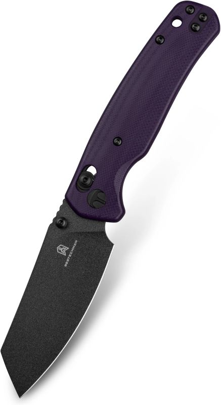 BESTECH Zatvárací nôž CICADA'S WING BarLock Black - purple (BMK06B)