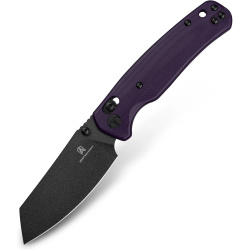 BESTECH Zatvárací nôž CICADA'S WING BarLock Black - purple (BMK06B)
