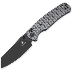 BESTECH Zatvárací nôž CICADA'S WING BarLock Black PVD - Grey PVD (BMK06-S-2)