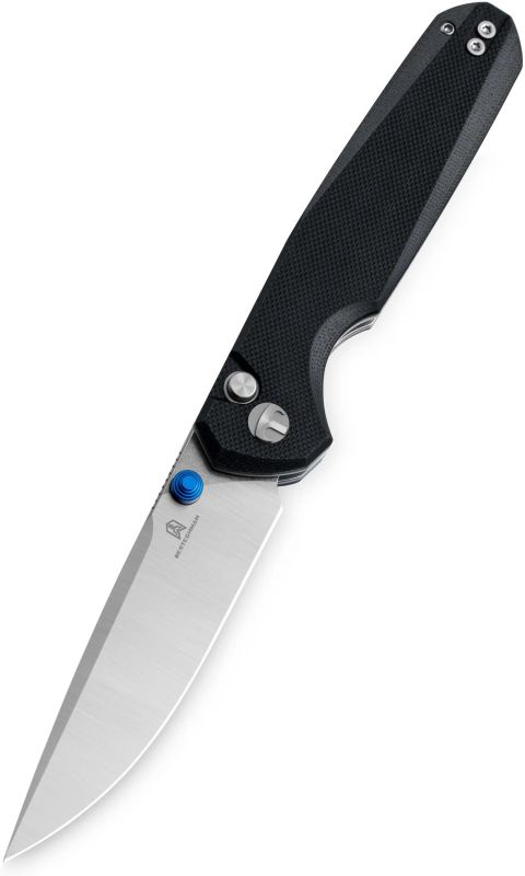 BESTECH Zatvárací nôž VELIX ButtonLock - black (BMK07A)