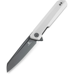 BESTECH Zatvárací nôž DUNDEE LinerLock Grey PVD - white (BMK09D)