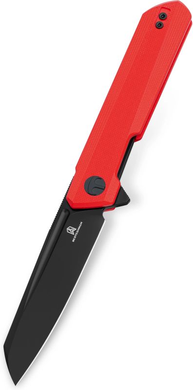 BESTECH Zatvárací nôž DUNDEE LinerLock Black PVD - red (BMK09F)