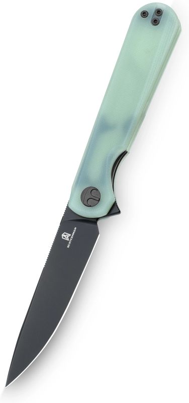 BESTECH Zatvárací nôž FLICK LinerLock Grey PVD - yellow (BMK13E)