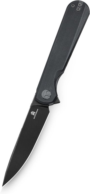 BESTECH Zatvárací nôž FLICK LinerLock Black PVD - jade (BMK13H)