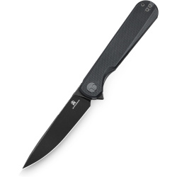 BESTECH Zatvárací nôž FLICK LinerLock Black PVD - jade (BMK13H)