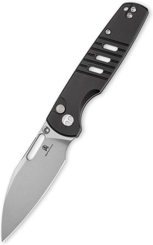 BESTECH Zatvárací nôž VECTOR ButtonLock - black (BMK15A)