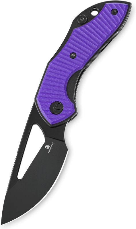 BESTECH Zatvárací nôž TRIASSIC LinerLock Black PVD - purple (BMK17C)