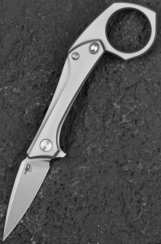 BESTECH Zatvárací nôž DUCI FrameLock - grey (BT2605A)