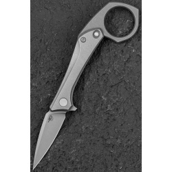 BESTECH Zatvárací nôž DUCI FrameLock - grey SW (BT2605B)