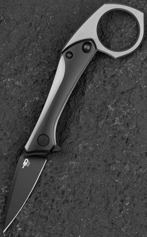 BESTECH Zatvárací nôž DUCI FrameLock Black PVD - grey (BT2605E)