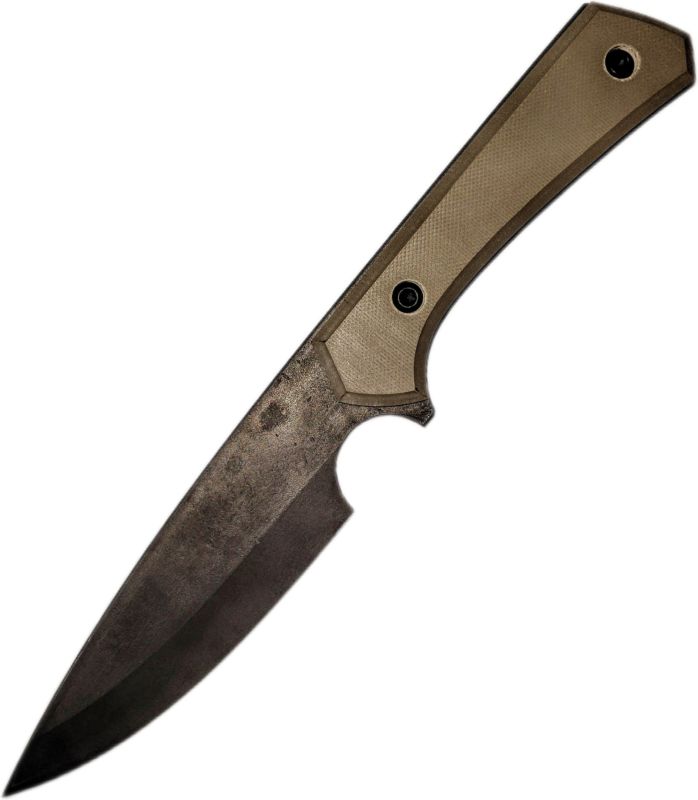 IVALDI CUSTOM Nôž s pevnou čepeľou Werx 2 O2/G10 DLC - desert tan