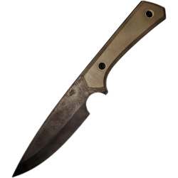 IVALDI CUSTOM Nôž s pevnou čepeľou Werx 2 O2/G10 DLC - desert tan