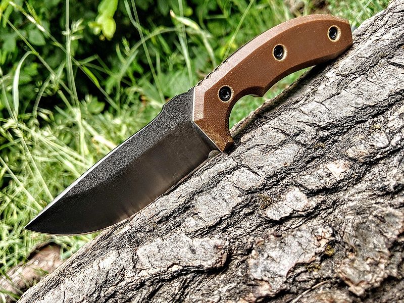 IVALDI CUSTOM Nôž s pevnou čepeľou Wanderer Sleipner/G10 DLC - brown