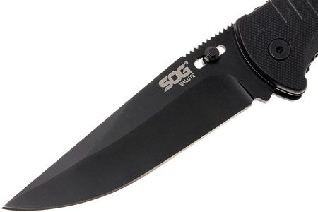 SOG Zatvárací nôž Salute lockback - čierny (SOGFF11CP)