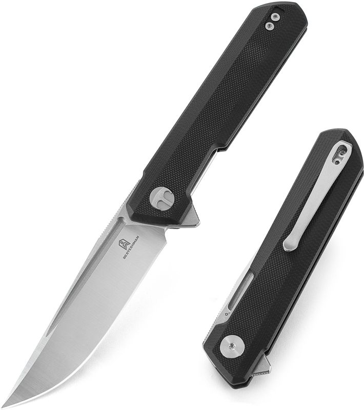 BESTECH Zatvárací nôž DUNDEE LinerLock - black (BMK01A)