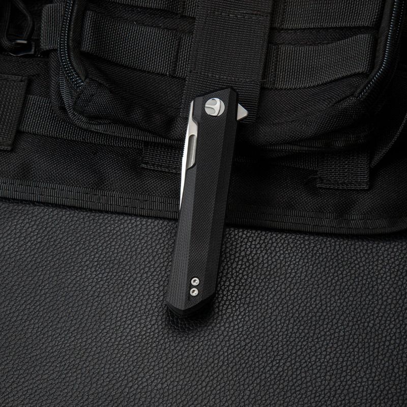 BESTECH Zatvárací nôž DUNDEE LinerLock - black (BMK01A)