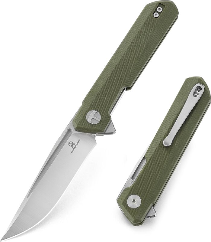 BESTECH Zatvárací nôž DUNDEE LinerLock - green (BMK01B)