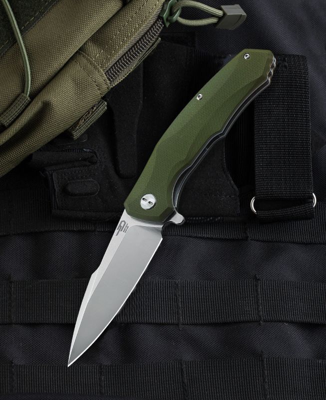 BESTECH Zatvárací nôž WARWOLF LinerLock - green (BG04B)