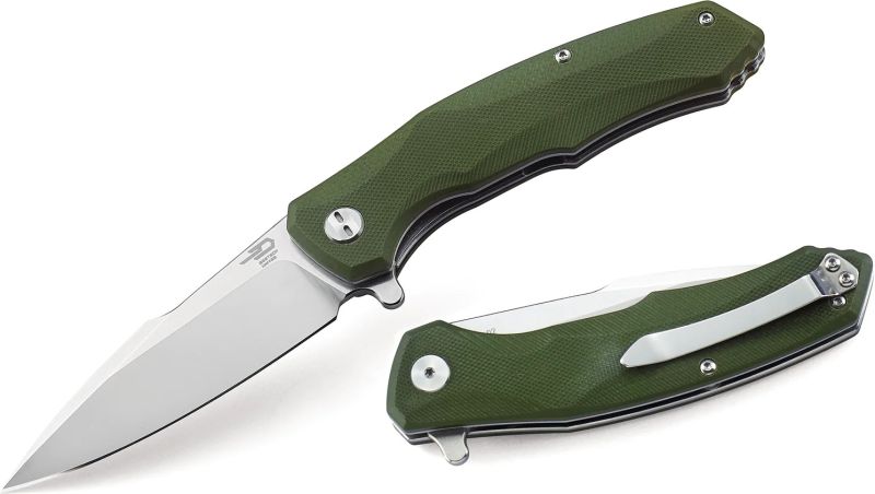 BESTECH Zatvárací nôž WARWOLF LinerLock - green (BG04B)