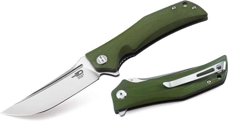 BESTECH Zatvárací nôž SCIMITAR LinerLock - green (BG05B-1)