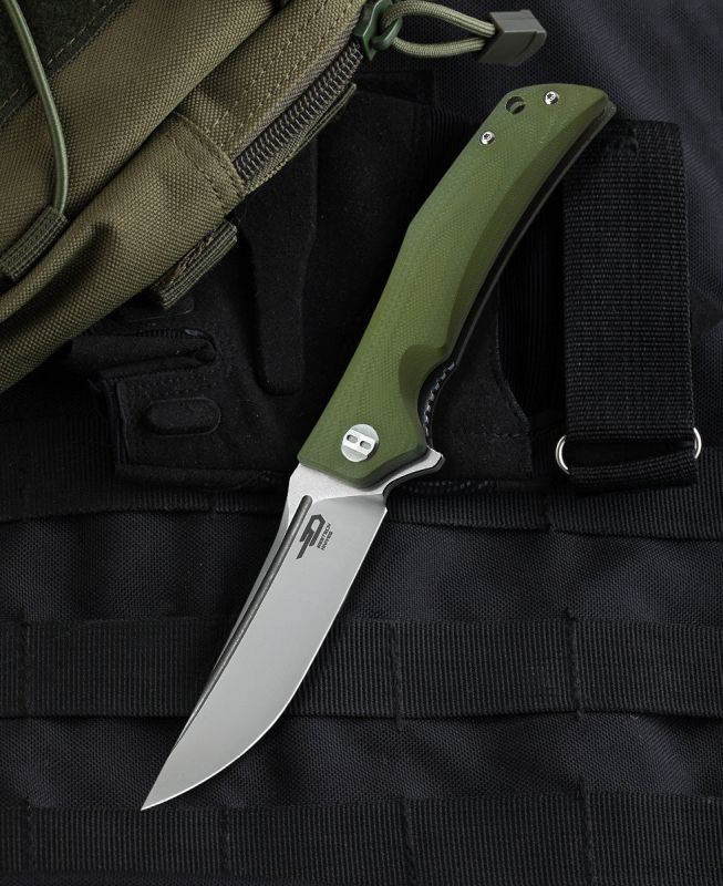 BESTECH Zatvárací nôž SCIMITAR LinerLock - green (BG05B-1)