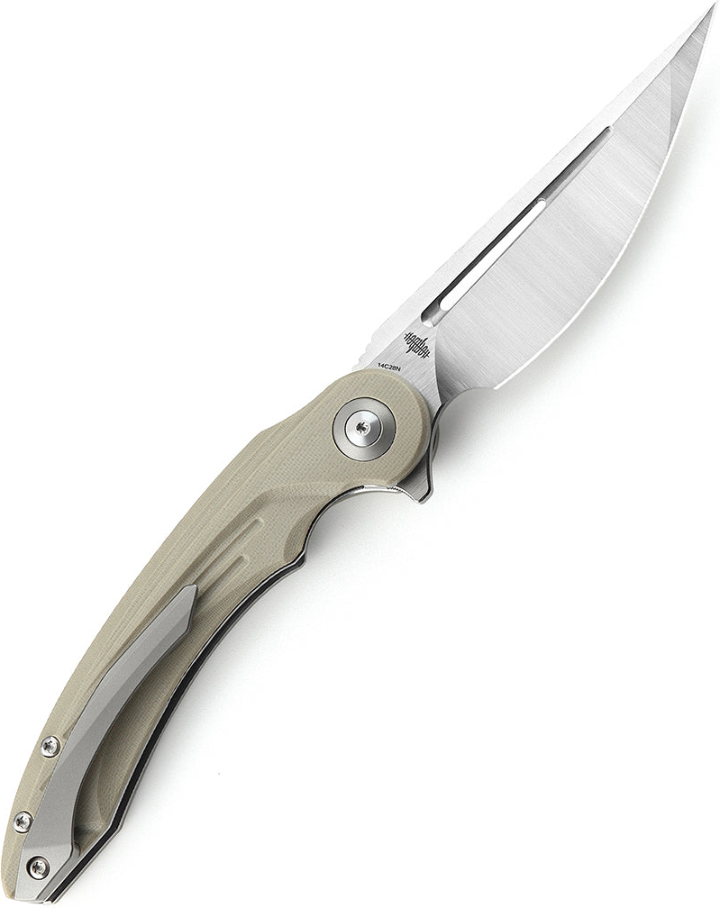 BESTECH Zatvárací nôž IRIDA LinerLock - beige (BG25B)