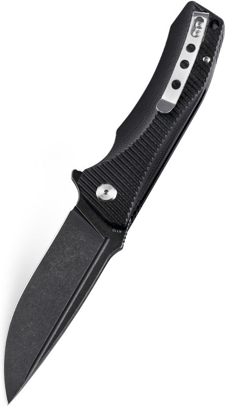 BESTECH Zatvárací nôž MAKO LinerLock Black titanized SW - black (BG27B)